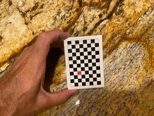 Anyone Worldwide Red Dot Checkerboard Playing Cardistry Magic Deck