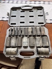 Gearwrench 84934N 19 Piece 1/2" Drive 6 Point Sae Deep Impact Socket Set