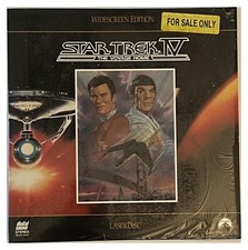 Star Trek IV The Voyage Home Widescreen Edition 2X Laserdisc 1991 Paramount EX