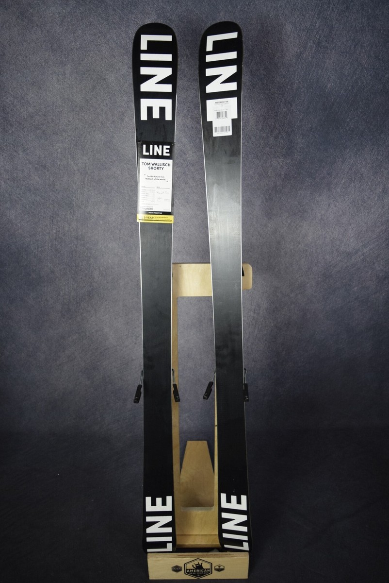 NEW LINE TOM WALLISCH SHORTY ROCKERS SKIS SIZE 149 CM WITH SALOMON