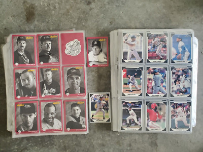 Lot (2) 1991 Leaf Studio Set & 1991 Leaf Series 2 Set w/9 Card Sheets & Binder