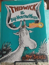 Thidwick The Big-hearted Moose, Hrdcvr w Jacket 1975, Dr Seuss Kohl's Care 