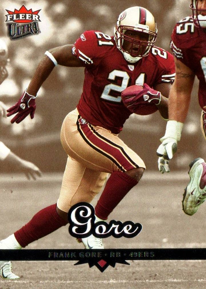 2006 Fleer Ultra - Frank Gore #166 Gold Medallion Insert  