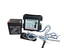 Trailer Break Away Kit Engage Electric Brake Lockup Seperation Runaway W/Battery