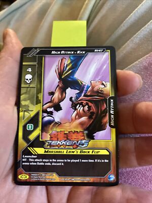 Epic Battles Tekken5 trading Card R147 Marshall Law's Bafck Flip