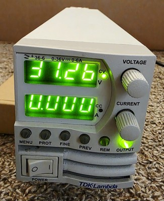 TDK Lambda Programmable Power Supply Z+ 36-6, Mint Condition