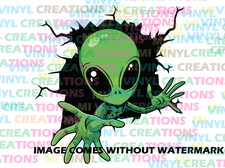 Alien In Window Vinyl Decal Car Truck Cell Phone Laptop Alien Wall Decal Alien In Window Vinyl Decal Car Truck Cell Phone Laptop Alien Wall Decal