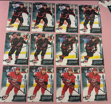 Carolina Hurricanes 40-Card Hockey Lot - Aho Svechnikov Jarvis Slavin + More