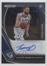 2021-22 Panini Prizm Draft Picks Sandro Mamukelashvili #DP-SMA Auto 0o8k