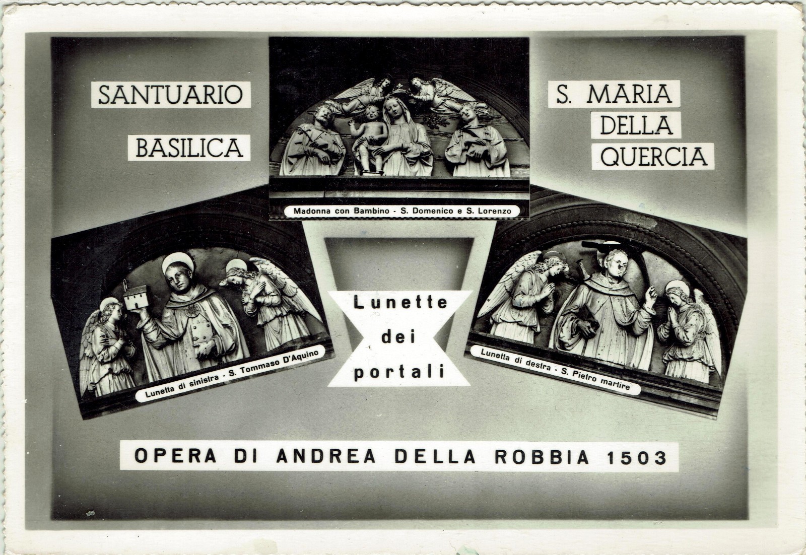 S. MARIA DELLA QUERCIA (VT) - Lunette dei Portali - VIAGG. 1960 - Rif. 1503 PI