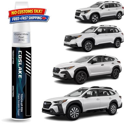 Professional Quality Crystal White Pearl Touch Up Paint for Subaru Models
