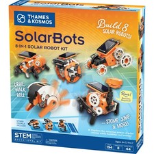 Solarbots 8-In-1 Robot Stem Experiment Kit 8 Cool Solar-Powered