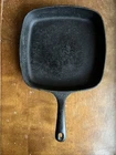 Vintage Griswold Wagner Ware Small Mark Cast Iron Skillet Square Frying Pan 9"