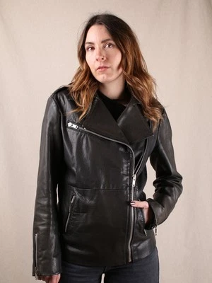 Topshop Vintage Lederjacke Schwarz XS - Bild 1 von 4