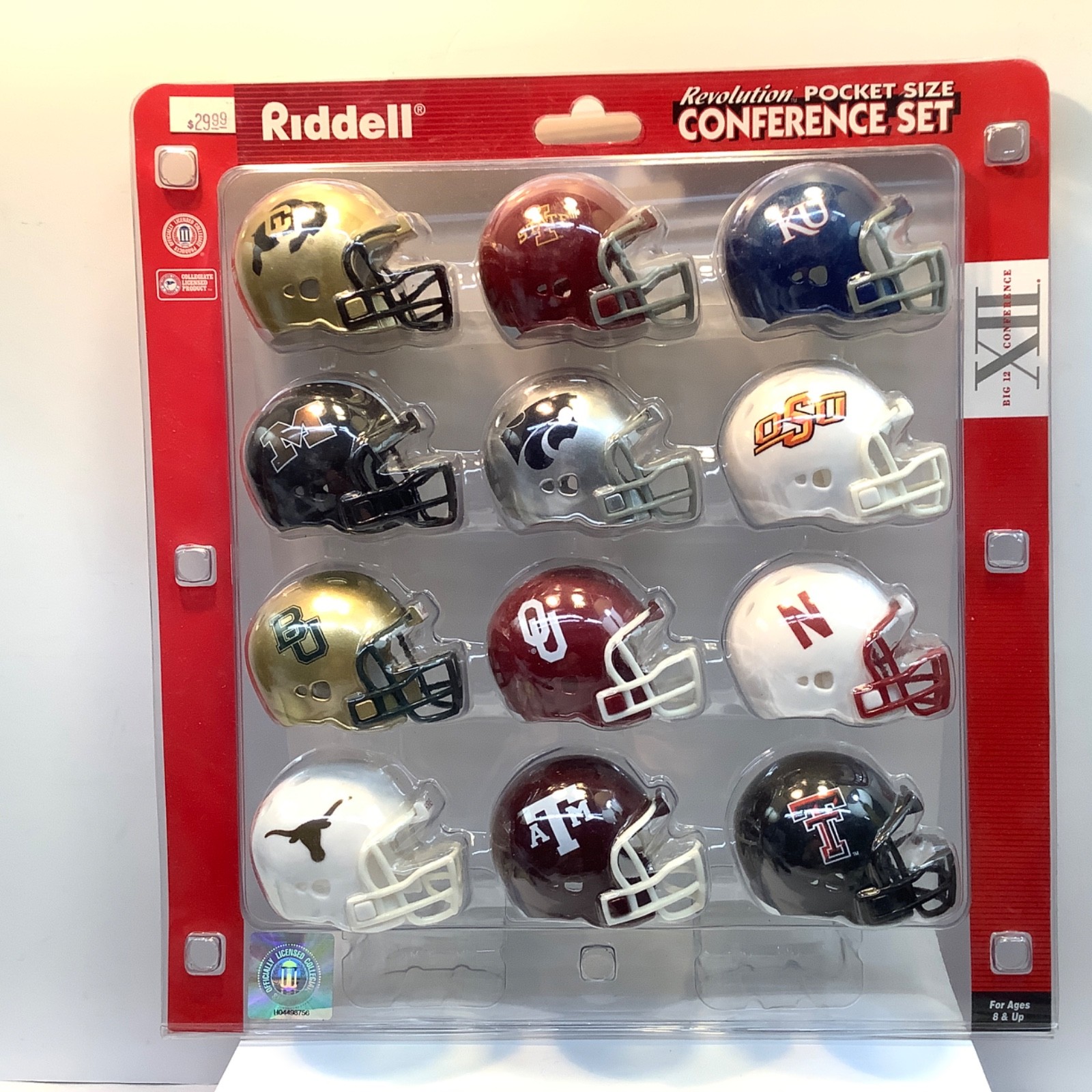 Riddell Big Ten Revolution Pocket Size Conference Set Footba