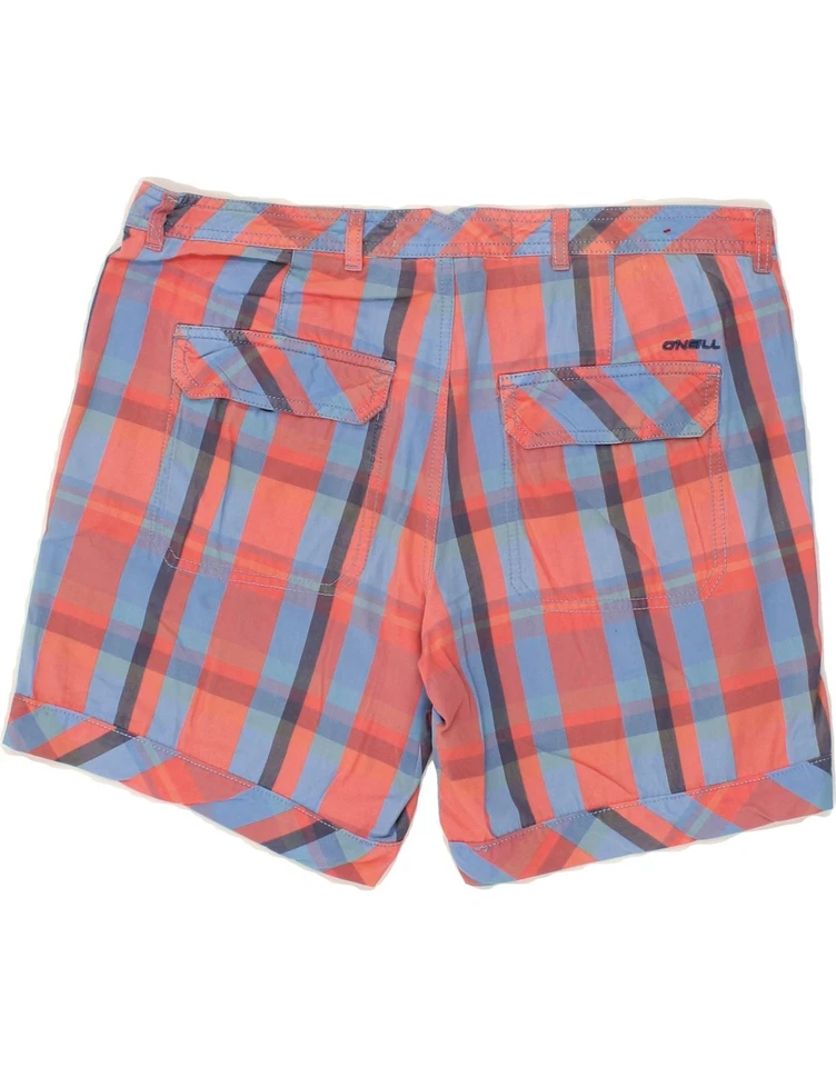 Pantalones O'NEILL para mujer W30 medianos rojos a cuadros algodón EC02 Foto 2 de 3