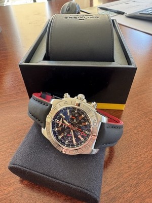 Breitling Chronomat GMT Automatic Watch Limited Steel AB041210/BB48 