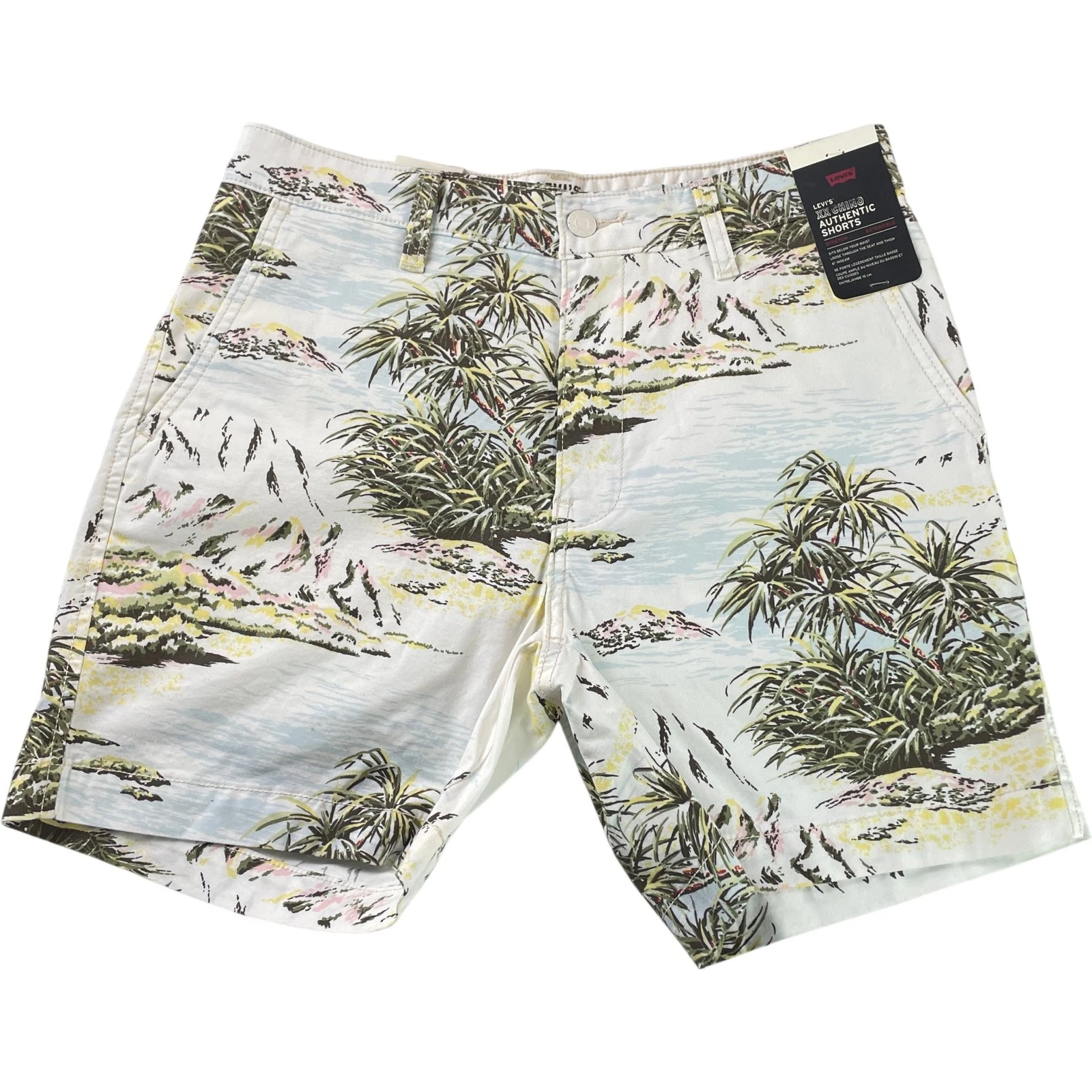 Levi's XX Chino Authentic Shorts Men's W29 L6 Tropical Print Palm Summer New
Opens in a new window o