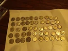 Lot Of 50 90% Silver Franklin Roosevelt Dimes. Coins 10c