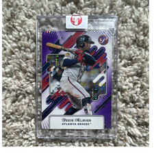 2025 Topps Pristine - Ozzie Albies #7 Purple Refractor /99 Atlanta Braves