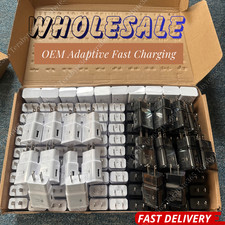 Bulk Lot Adaptive Fast USB Wall Charger Block Android Phone Adapter For Samsung