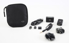 DJI Mic Dual-Transmitter Compact Wireless Mic Kit for Camera/Smartphone 2.4GHz 