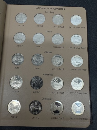 Washington Quarters America The Beautiful National Parks 2010-2015 leer - Imagen 6 de 20