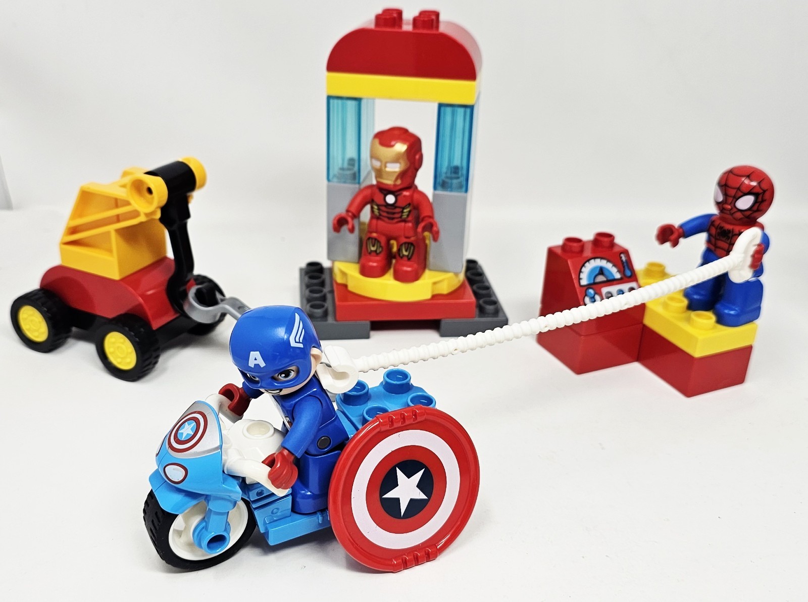 Duplo 10921 Lego Spiderman Marvel Adventures Super Heroes Super Lab Not Complete