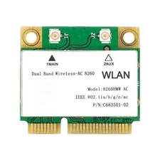 Legacy Mini-PCIe Wi-Fi Card for Intel 8260 | Half Mini PCIe Network Card | 867