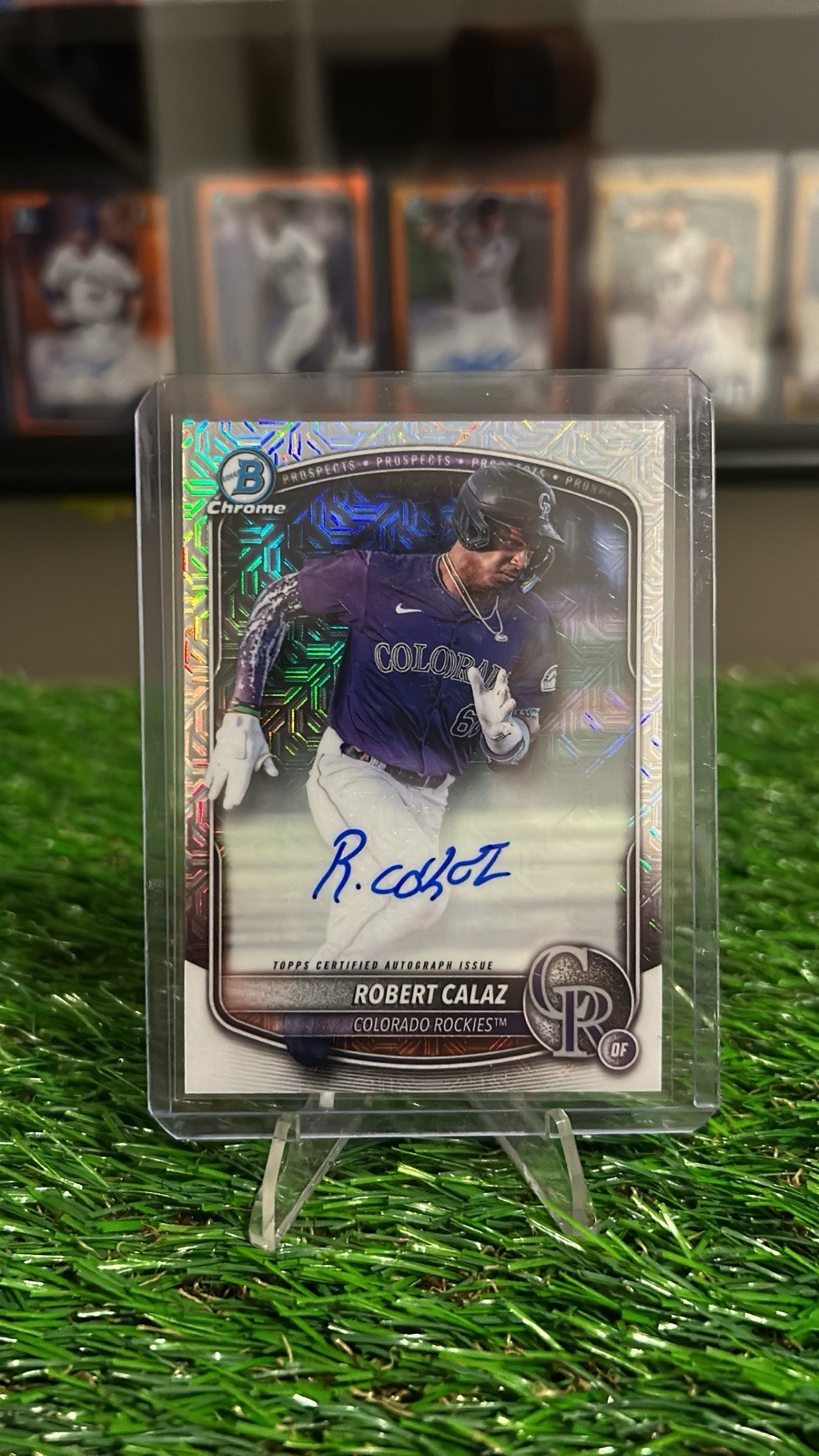 2025 Bowman - Chrome Prospect Mega Box Autographs Robert Calaz #BMA-RC (AU, RC)
