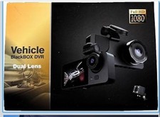   Vehicle Black Box DVR Dual Lens HD Camera Full HD 1080 Loop Rec Backup Cam New