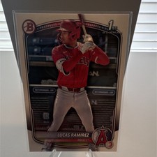Topps 2025 Bowman Lucas Ramirez Angels Prospects 1st Bowman BP-135