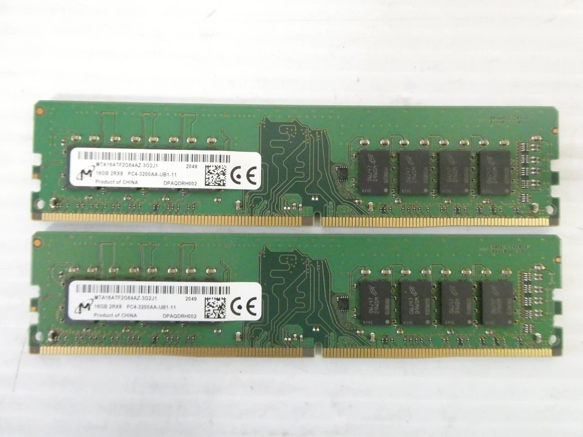 Micron DDR4 SDRAM 32 GB Total Capacity Memory (RAM) for sale | eBay