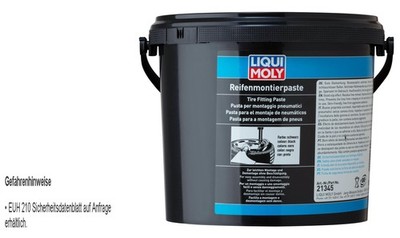Liqui Moly Montagepaste 5 kg Reifenmontierpaste schwarz Zur Reifenmontage