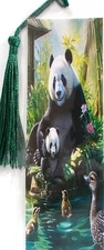 PANDA BEAR & FRIENDS,JUNGLE DUCKS,BIRDS - CATS, DOGS-BOOKMARKS