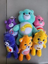 Vintage 2003-2022 Care Bears Plush Lot Of 6 Mixed