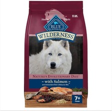 Dry Dog Food Wilderness High-Protein Natural with Salmon Recipe 13lb. Free Ship 3.54 per pound
