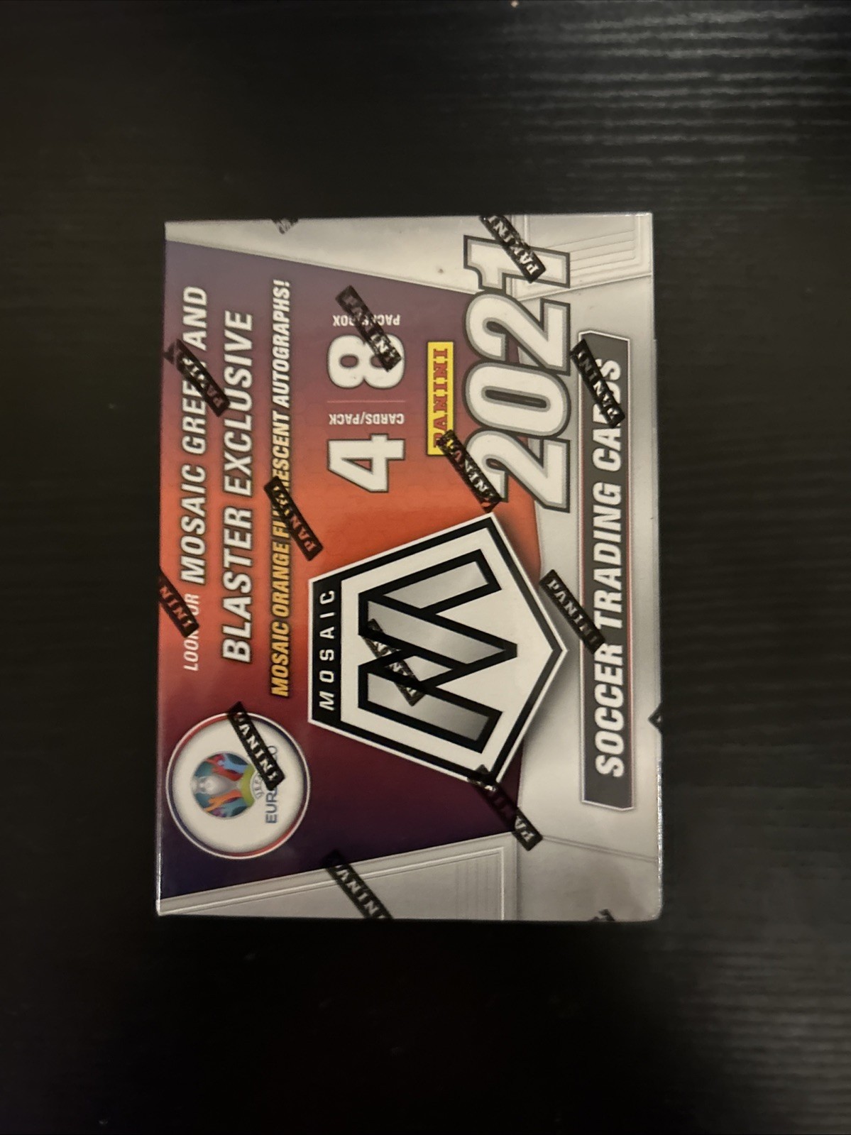 Panini 2021 Mosaic UEFA Euro Soccer Trading Card Box view 3