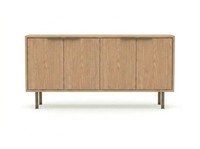 Designer Braunes Wohnzimmer Sideboard Exklusive Anrichte MöBel