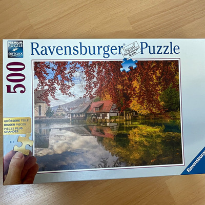 Ravensburger Panoramapuzzle Landschaft/Architektur 500 Teile Premium Softclick