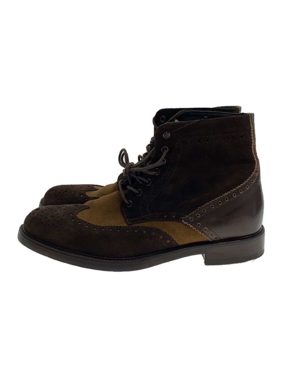 Boemos Lace-Up Boots/42/Brown/Suede/4009/Wing Tip 535