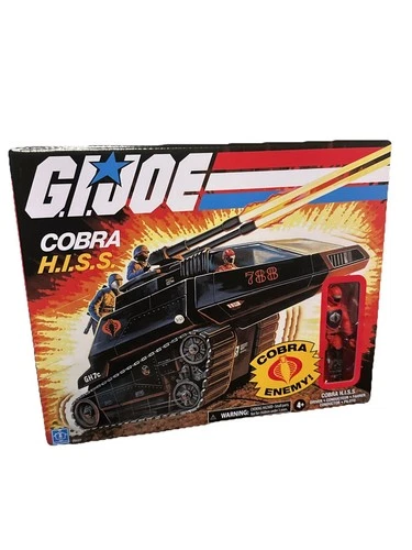 Hasbro G.I. Joe Cobra Hiss Tank with 3.75 inch Driver Action Figure - NIB Sealed