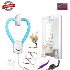 Smart Automatic Door Hanging Cat Toy for Indoor Cats - Electric Interactive F...