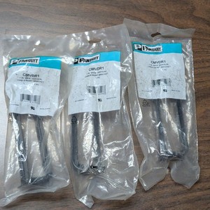 Lot (3) Panduit CMVDR1 Vertical Cable Management Bracket, 1in Wide, Black NIP!! 