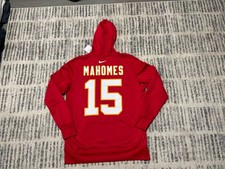 NWT-Nike Men s Patrick Mahomes 15 Kansas City Chiefs Dri Fit Hoodie - Size L