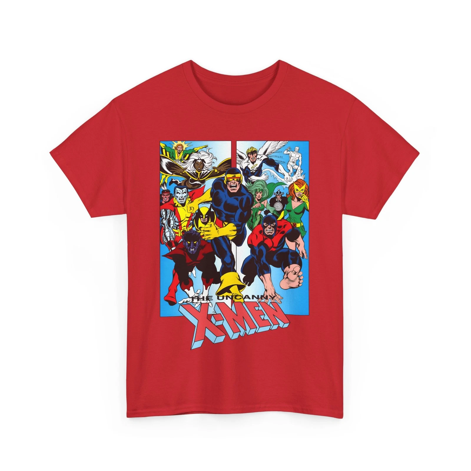 Uncanny X-Men T-Shirt - Dave Cockrum Art - Marvel Comics - Wolverine, Storm