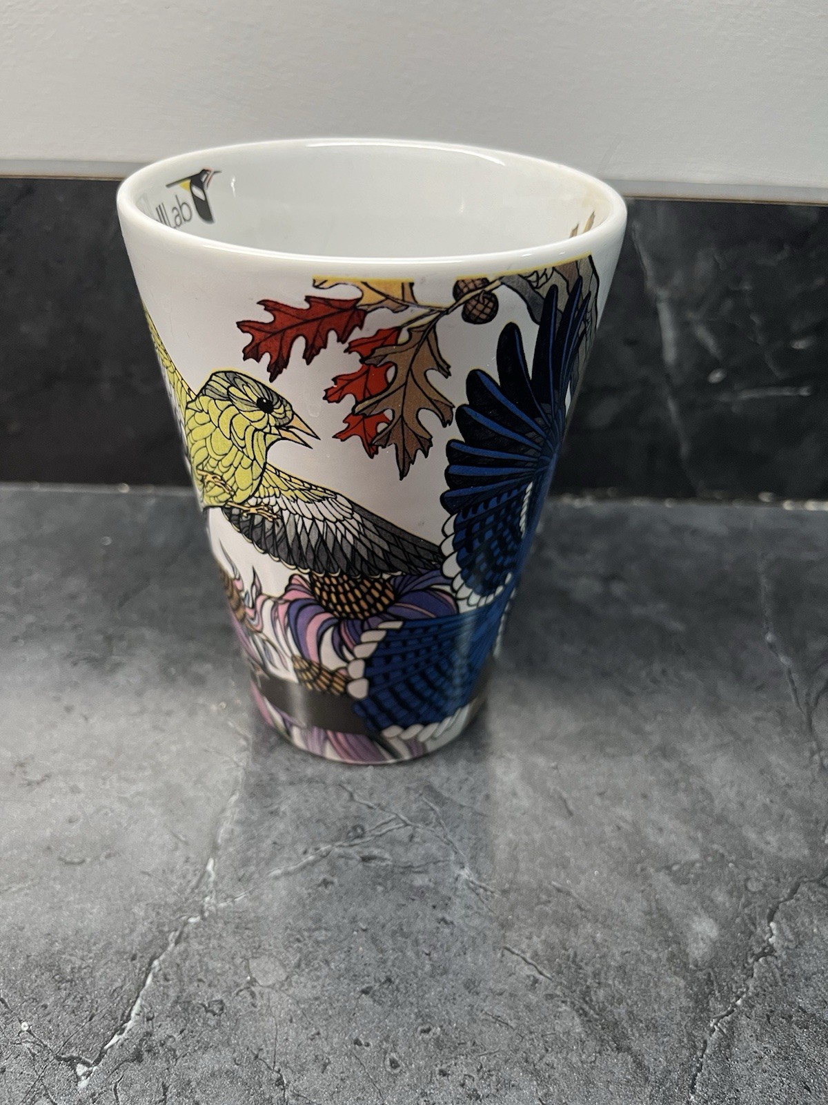 Cornell Lab of Ornithology "America's Favorite Birds" Mug Ft Blue Jay And Finch