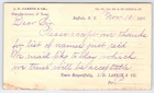 1886 J. D. Larkin & Co. Buffalo NY Soap Manufacturer Postal Card Postmarked