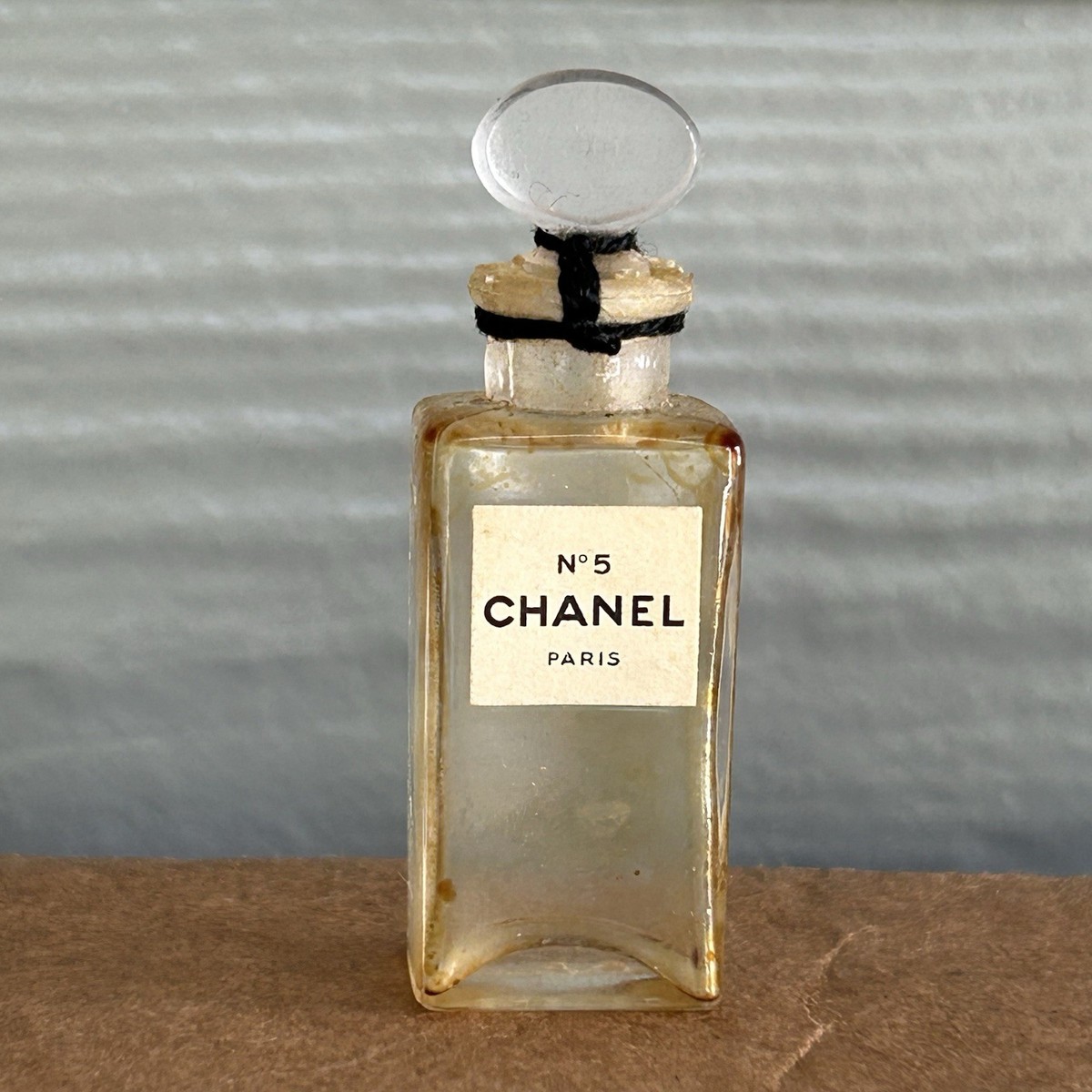 Vintage 1930's CHANEL No.5 Paris Miniature Perfume Bottle Empty