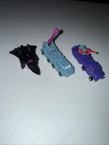 Vtg 1990 G1 Transformers Battle Squad Micromaster Complete Action Figures Set